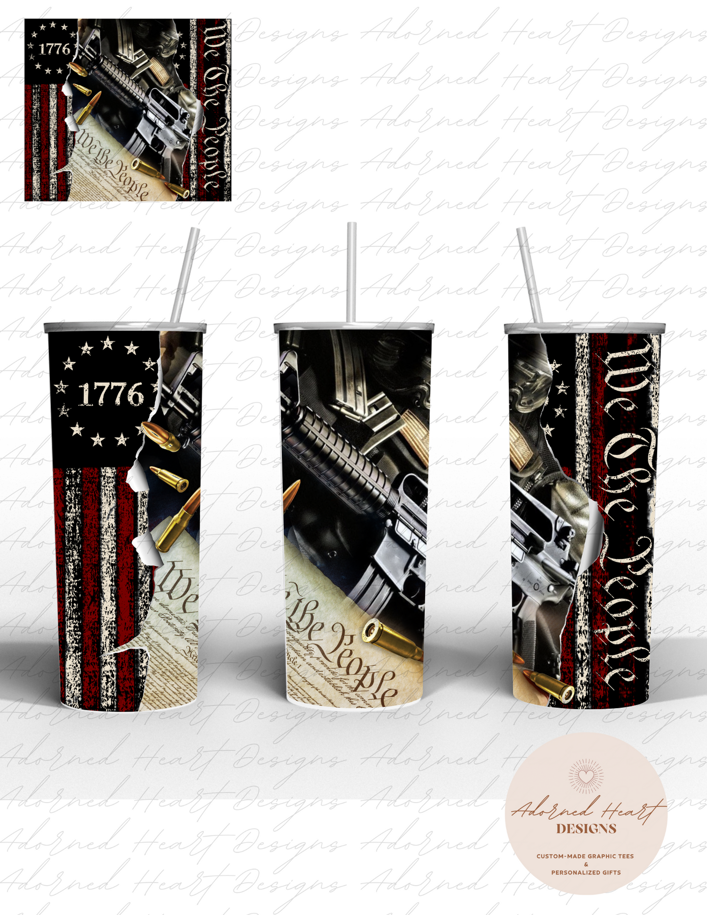 1776 We The People 20 oz Tumbler
