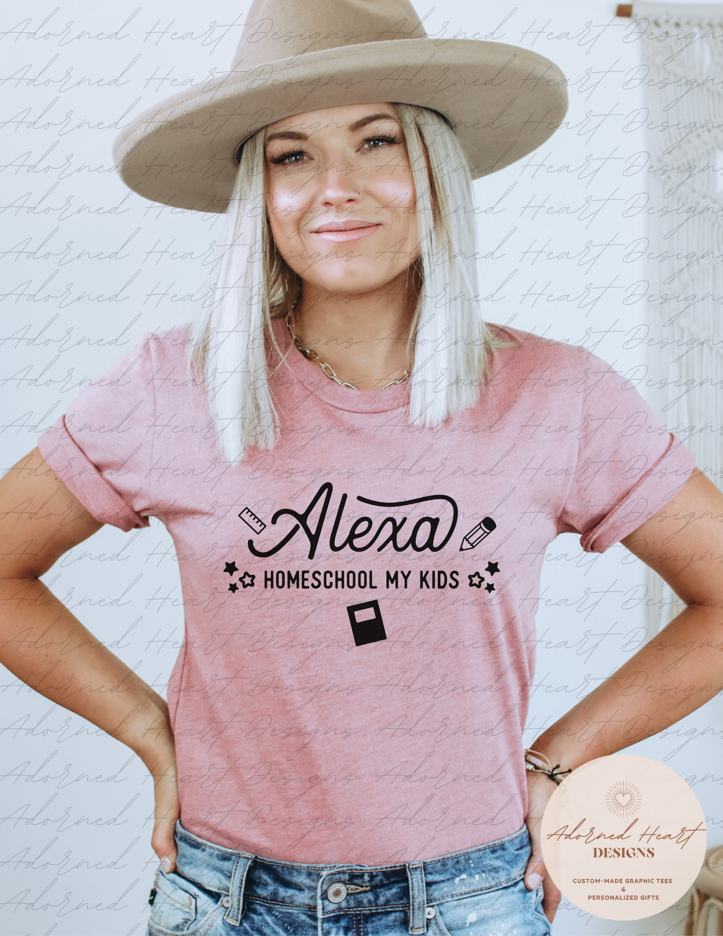 Alexa Homeschool My Kids Tee