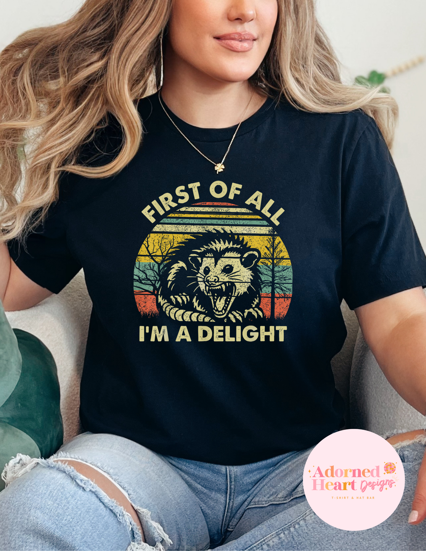 First Of All I'm A Delight Opossum Unisex T-Shirt