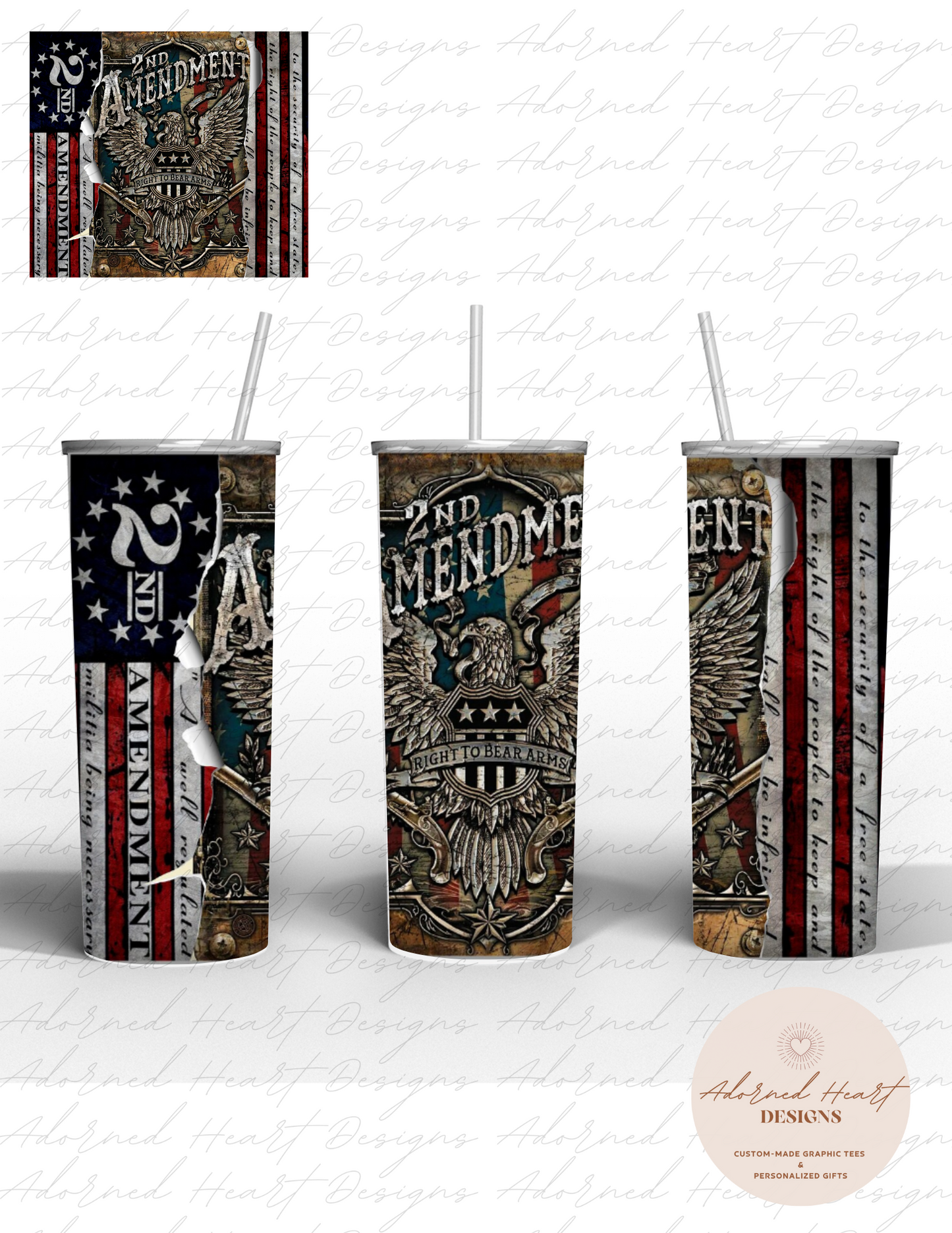 2nd Amendment Eagle 20 oz Tumbler