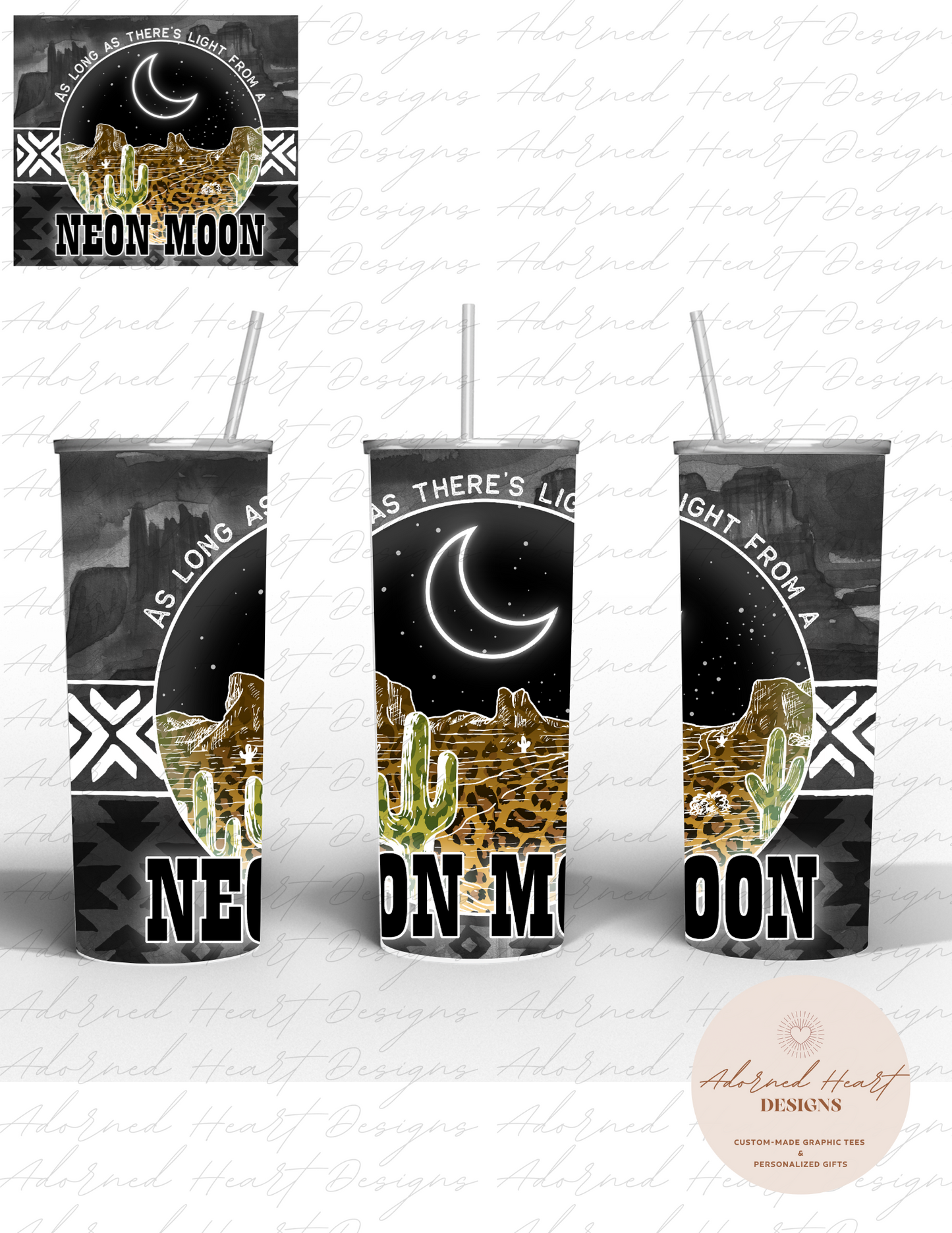 Neon Moon 20 oz Tumbler