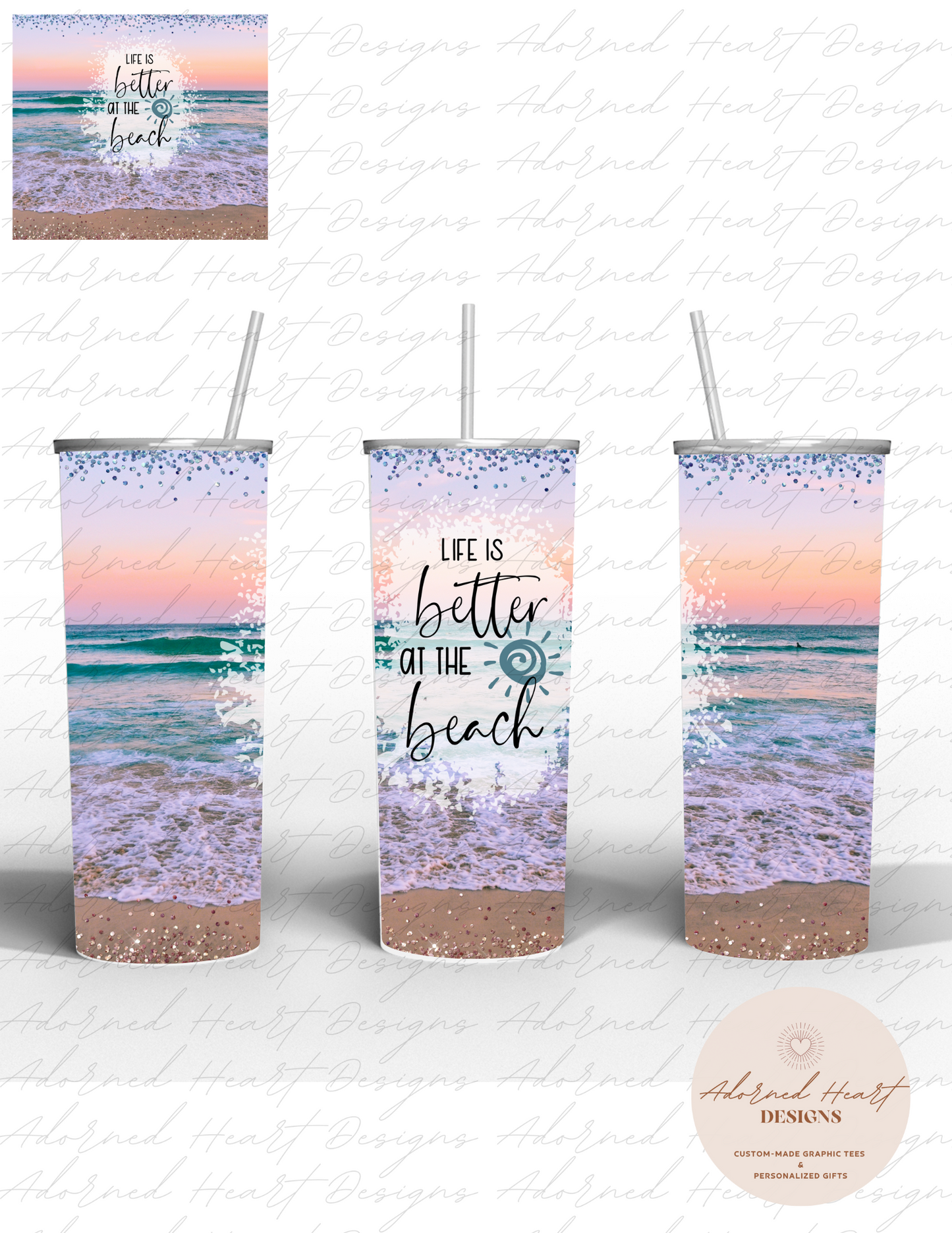 Better at the Beach 20 oz Tumbler