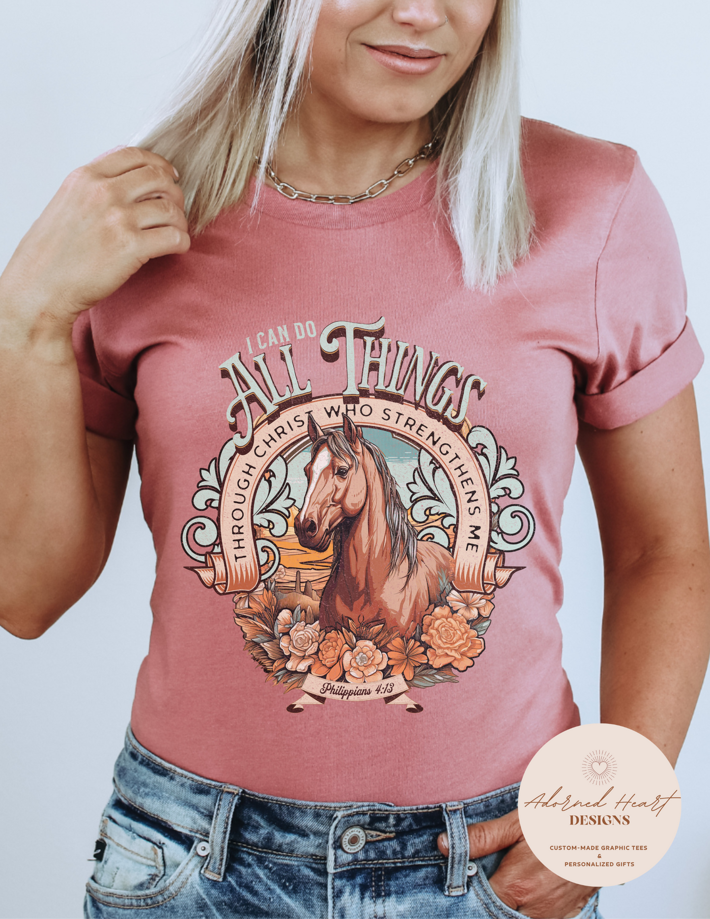 I Can Do All Things Through Christ Western Tee