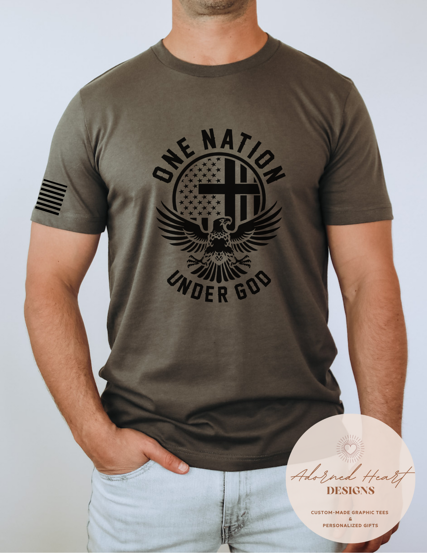 One Nation Under God Mens Tee